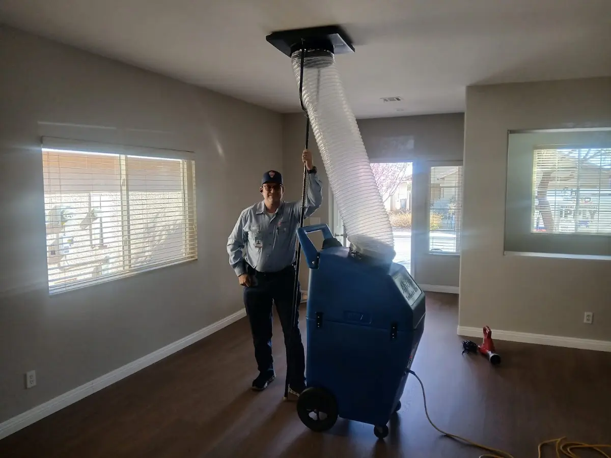 Professional Dryer Vent Cleaning work inside a Arvada home
